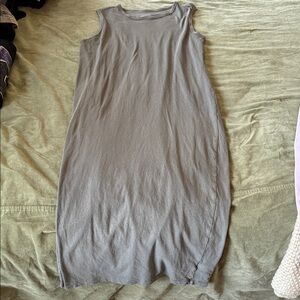 Universal Thread Sleeveless Gray Midi Dress